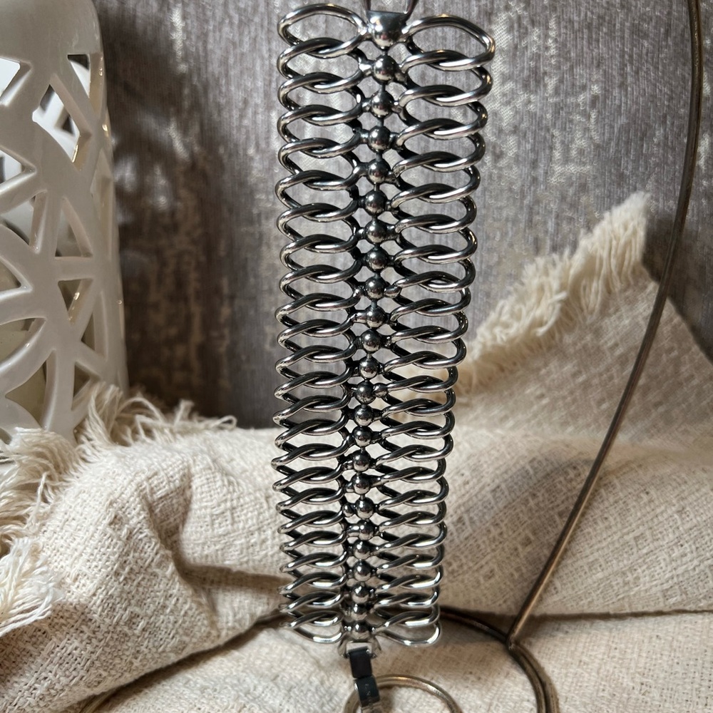 All Saints Silver Chain Bracelet - Picture 8 of 8